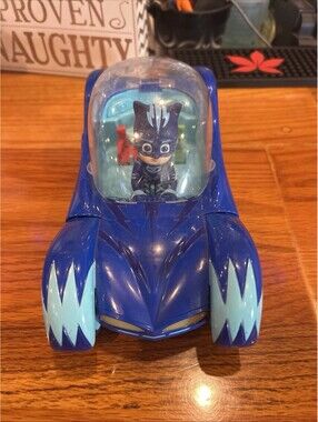Pj Masks Cat Car Carbon Figure Tested Working Lights And Sounds